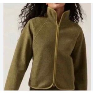 Athleta TALL Stroll Fleece Zip Up